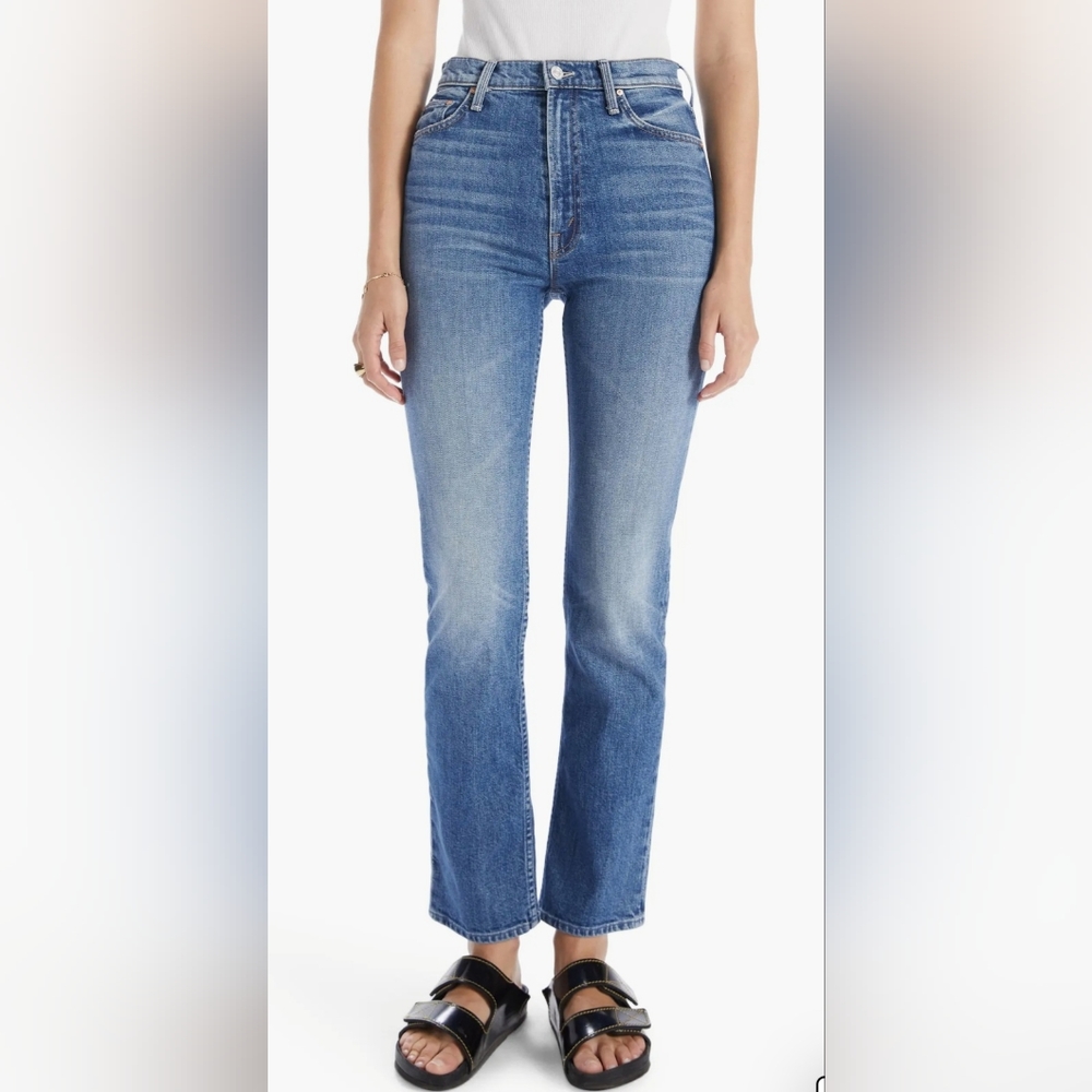 MOTHER Rider Skimp High Waist Straight Leg Jeans